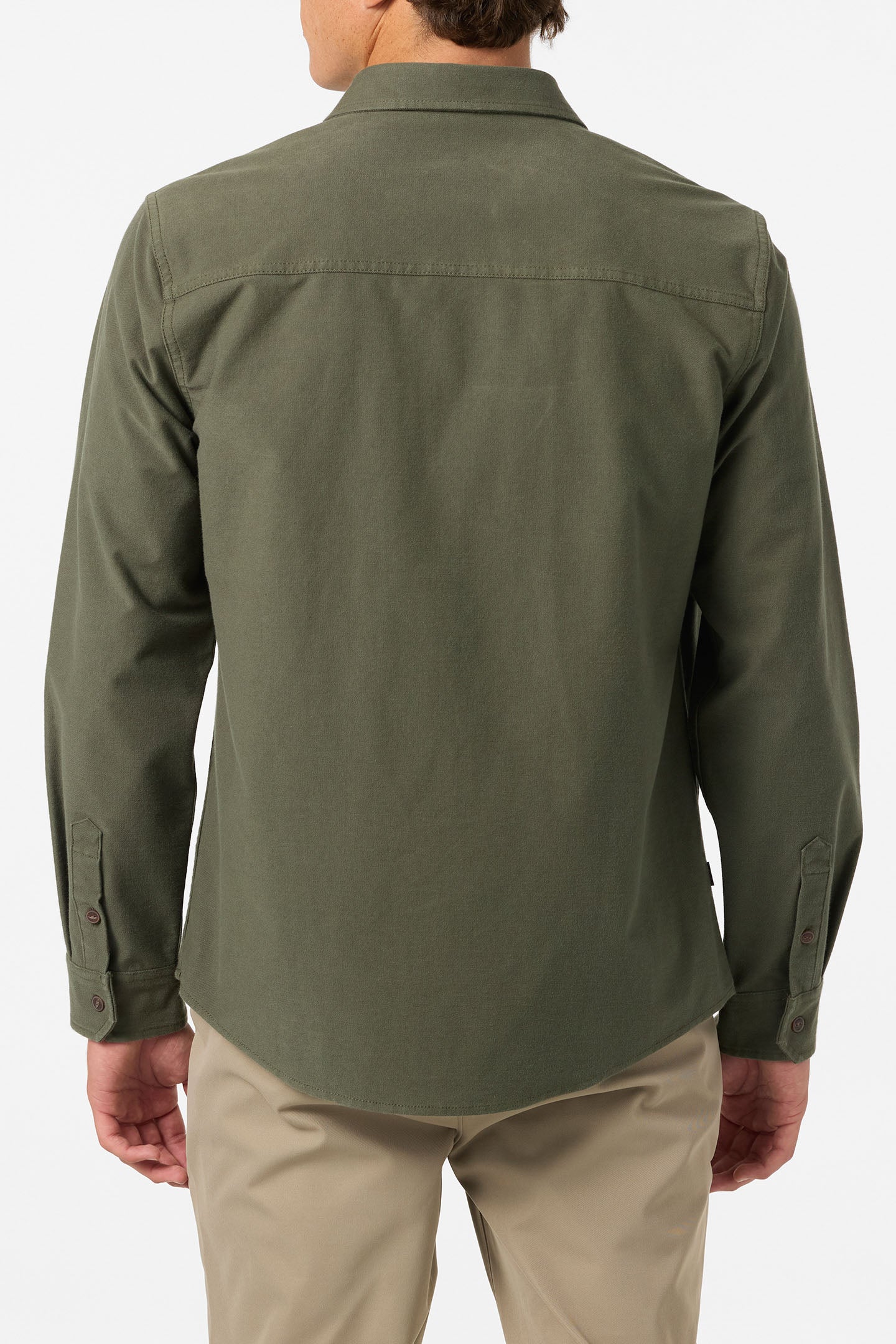 Unified Overshirt Standard Fit Long Sleeve Shirt - Dark Olive | O