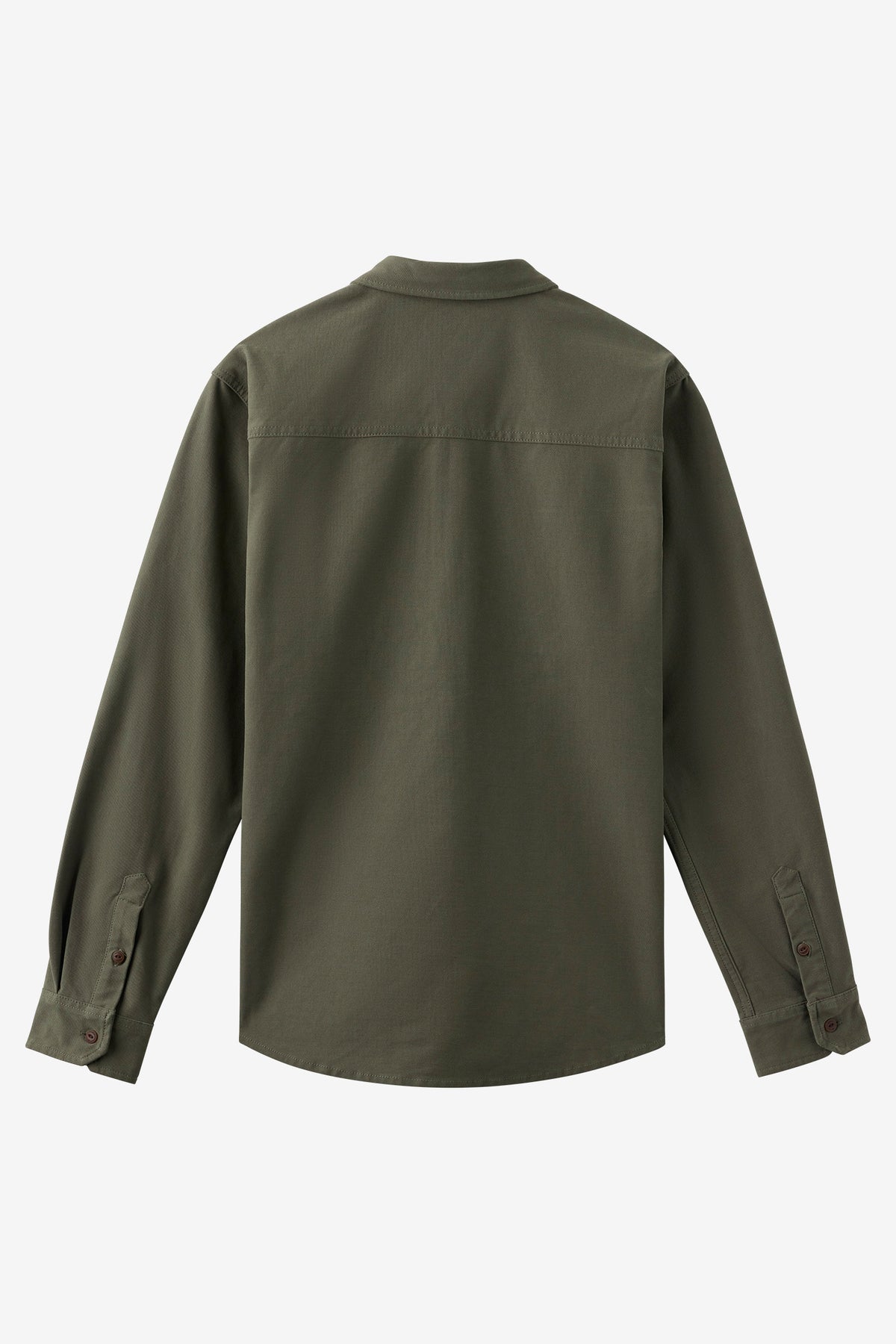 Unified Overshirt Standard Fit Long Sleeve Shirt - Dark Olive | O 