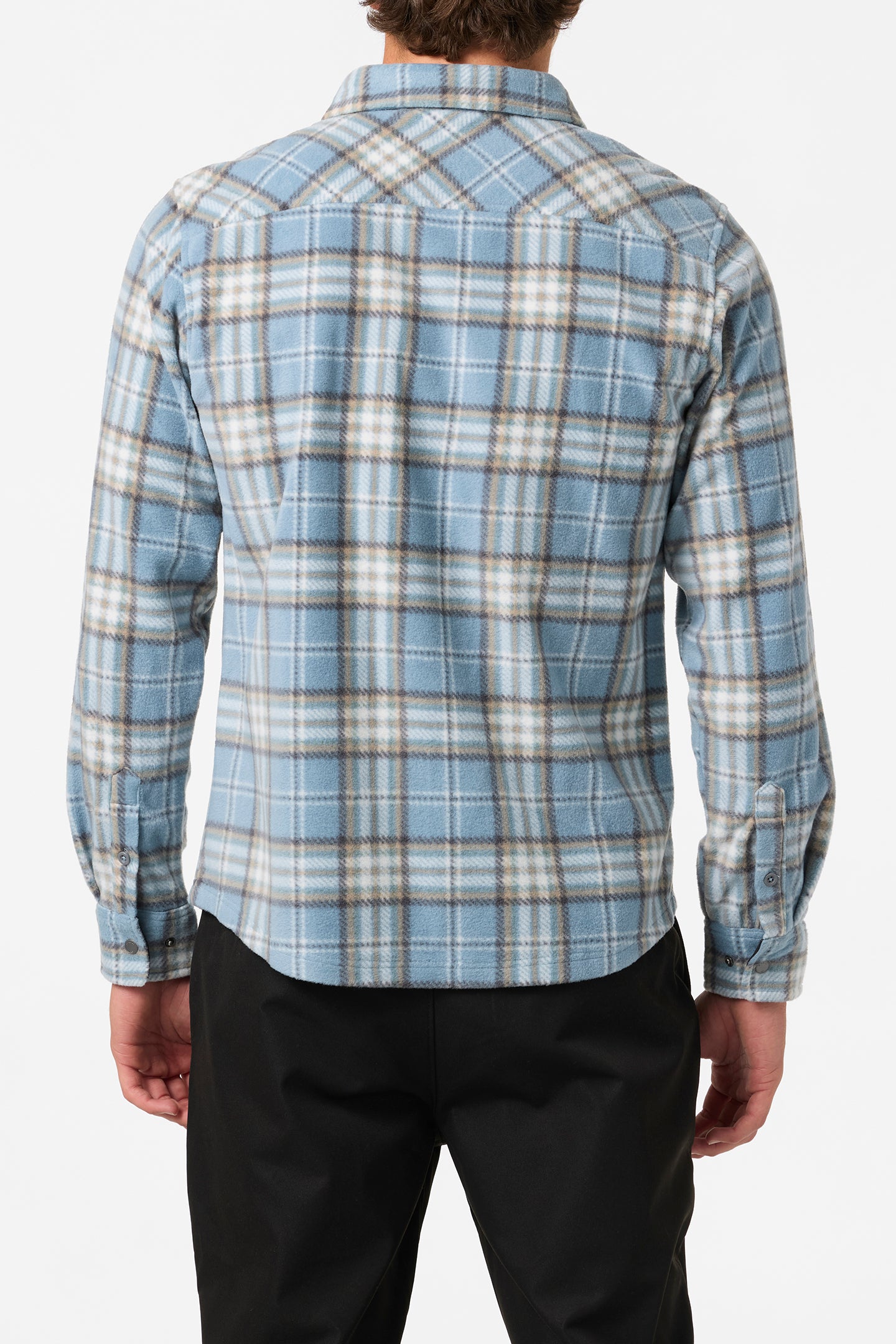 Glacier Plaid Superfleece Standard Fit Long Sleeve Shirt - Citadel
