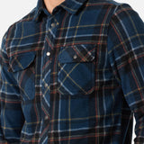 Glacier Plaid Superfleece Standard Fit Long Sleeve Shirt