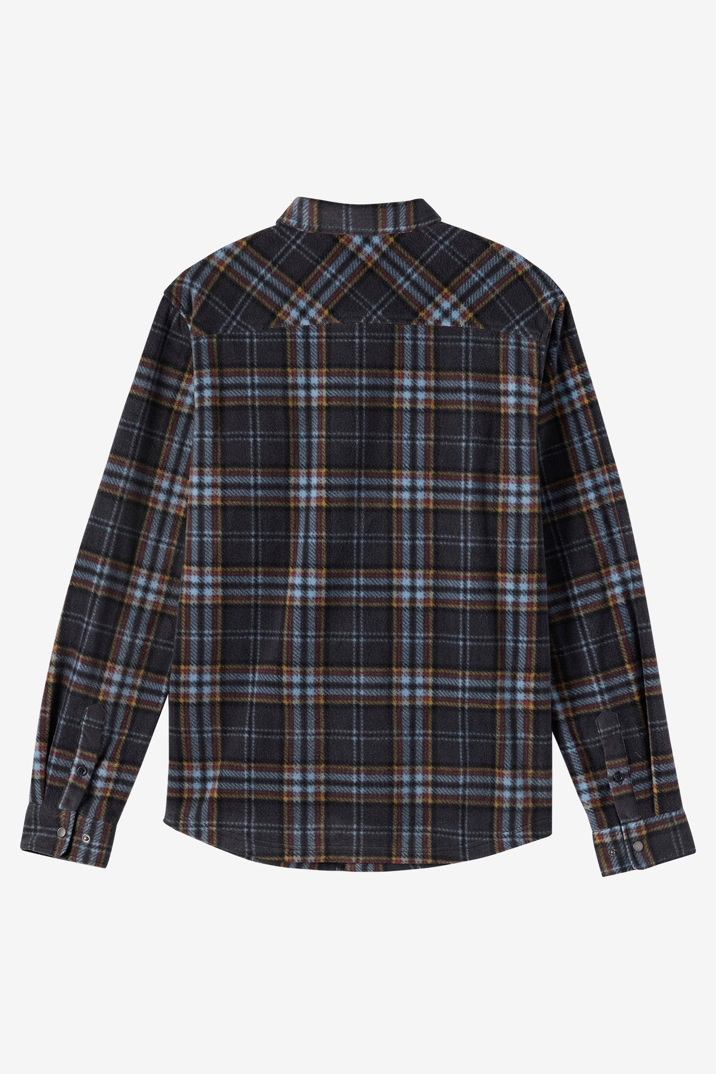 Glacier Plaid Superfleece Standard Fit Long Sleeve Shirt - Phantom | O'Neill