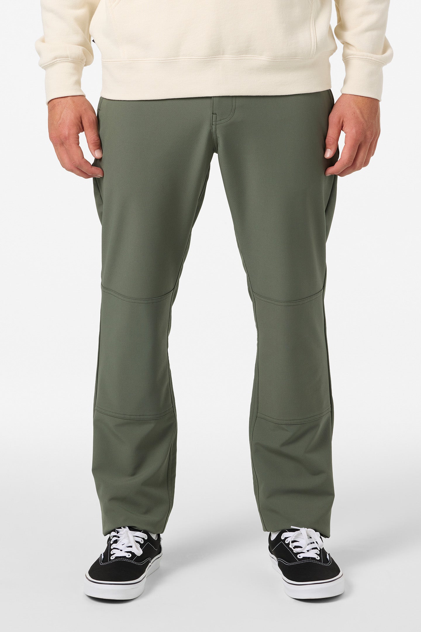 O'Neill Men's Recon Standard Fit Hybrid Pants in Dark Olive, Size 32, Elastane/Polyester O'Neill Men's Recon Standard Fit Hybrid Pants in Dark Olive, Size 32, Elastane/Polyester