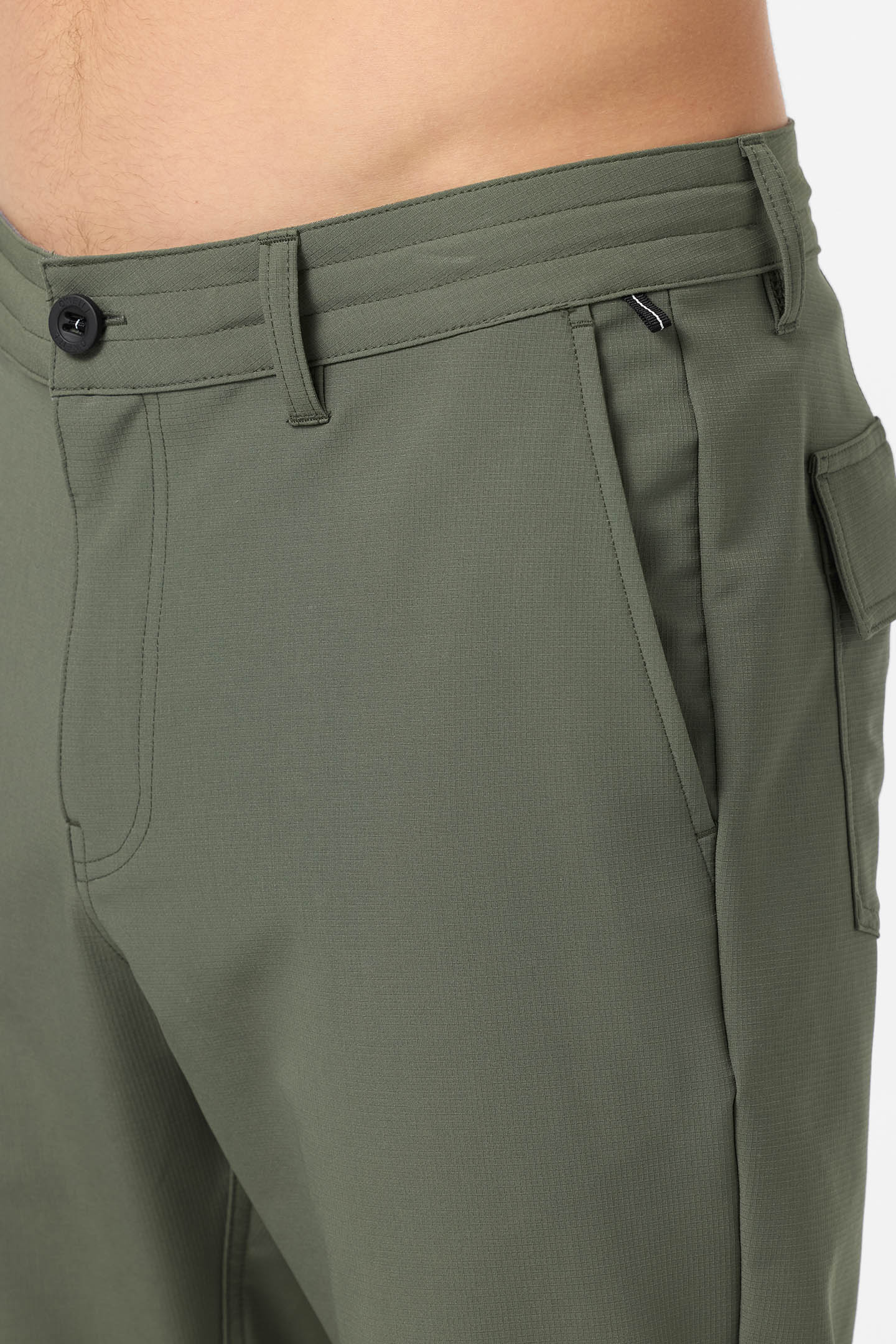 O'Neill Men's Recon Standard Fit Hybrid Pants in Dark Olive, Size 32, Elastane/Polyester