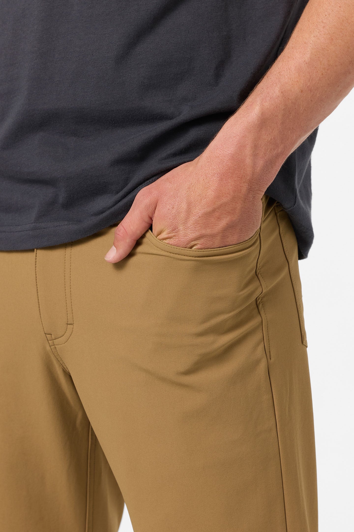 Crossover 5 Pocket Hybrid Standard Pants - Dark Khaki | O'Neill