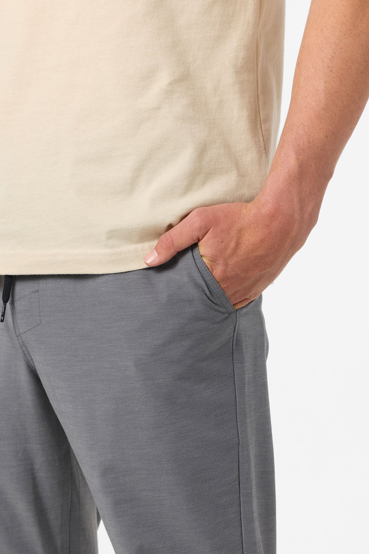 Venture Hybrid Elastic Waist Pants - Heather Grey | O'Neill