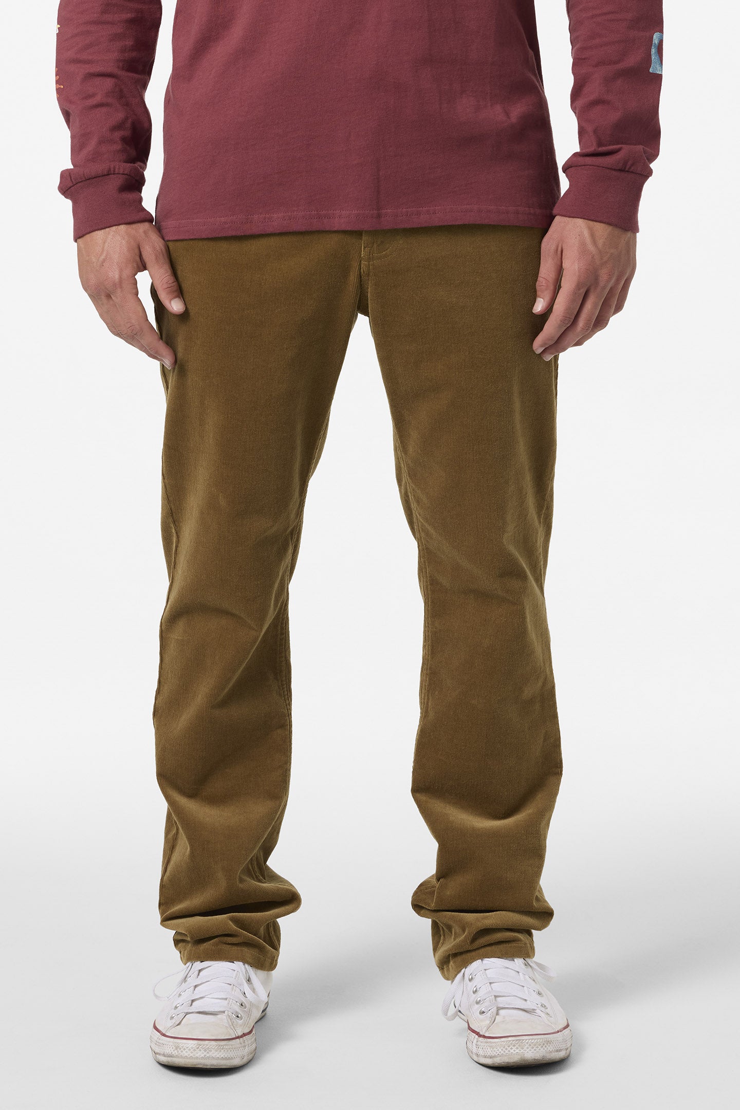 National 5 Pocket Cord Pant Standard - Dark Khaki | O'Neill