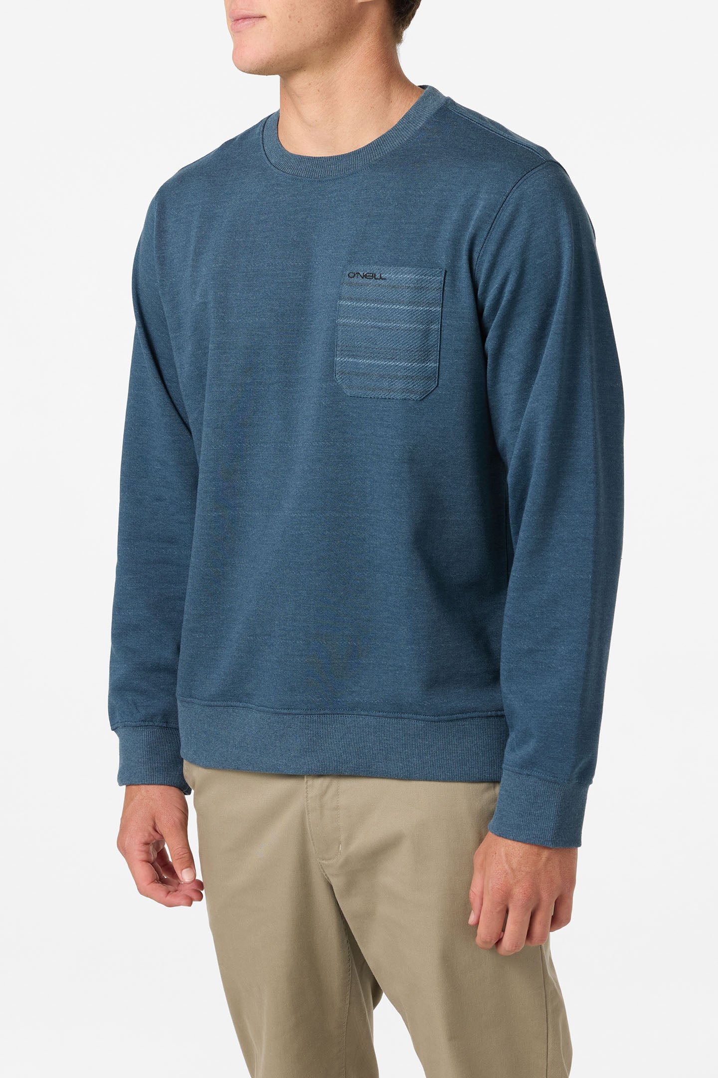 Bavaro Blocked Crew Crew Neck Fleece - Midnight Navy | O'Neill