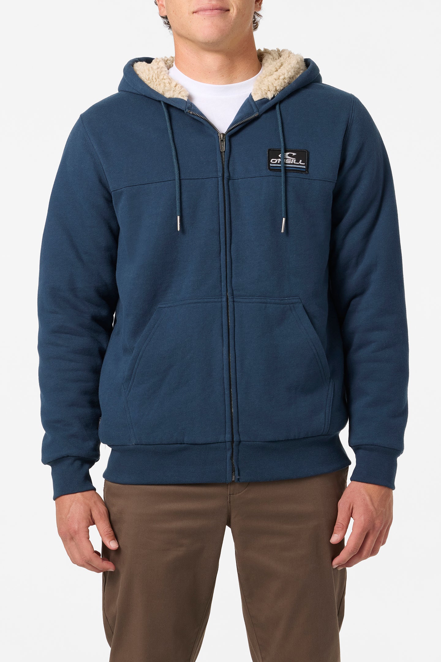 Fifty Two High Pile Zip Zip Fleece - Midnight Navy | O'Neill