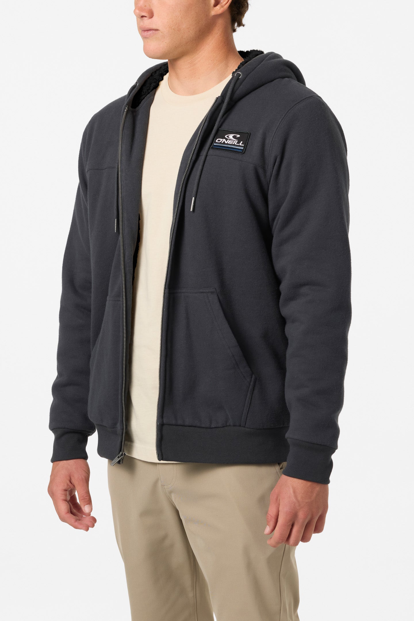 Fifty Two High Pile Zip Zip Fleece - Phantom | O'Neill