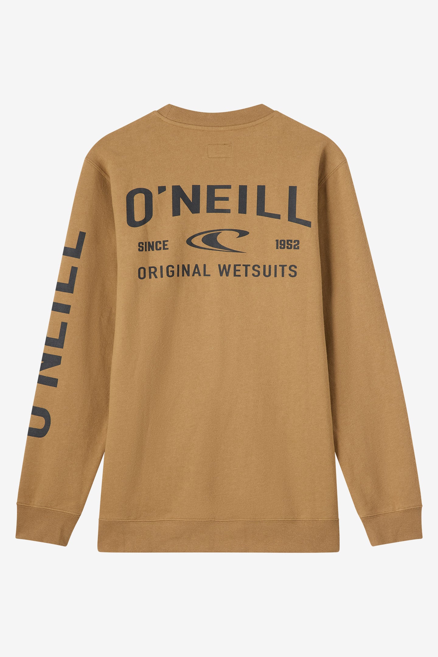 Fifty Two Cliffs Crew Crew Neck Fleece - Dark Khaki | O'Neill