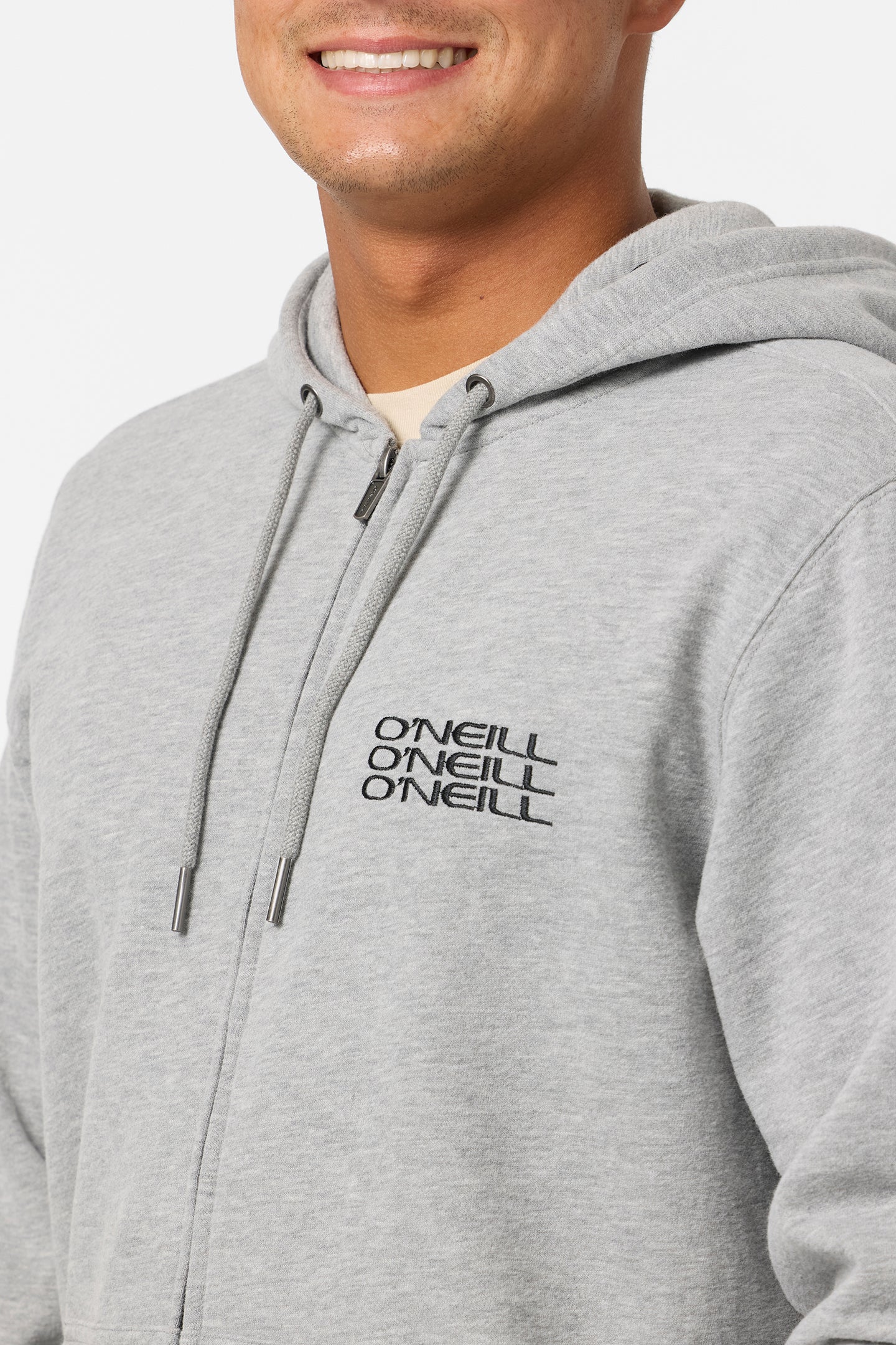 Fifty Two Zip Zip Fleece - Heather Grey | O'Neill