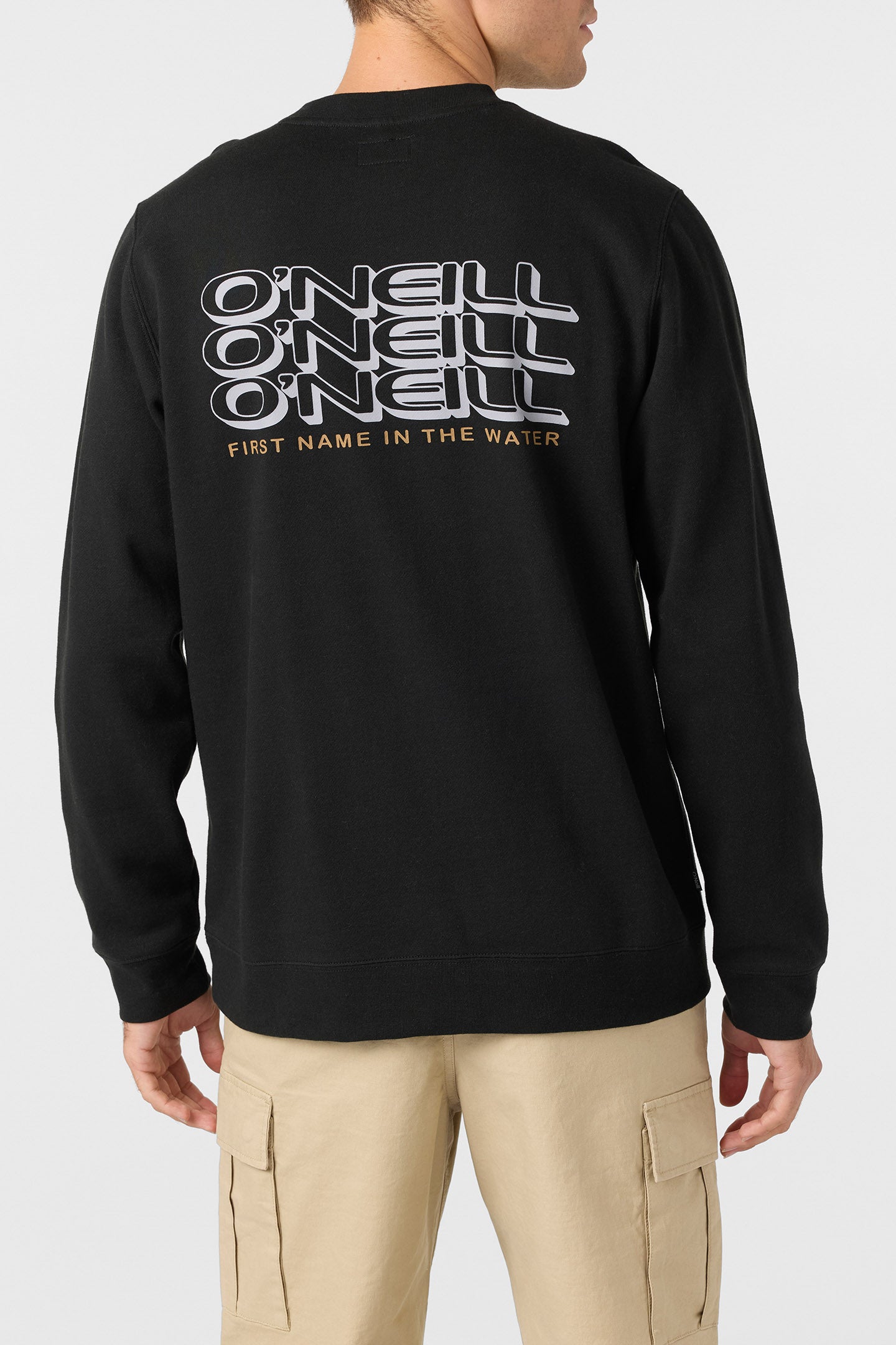 Capitola Crew Crew Neck Fleece - Black | O'Neill Capitola Crew Crew Neck Fleece - Black | O'Neill
