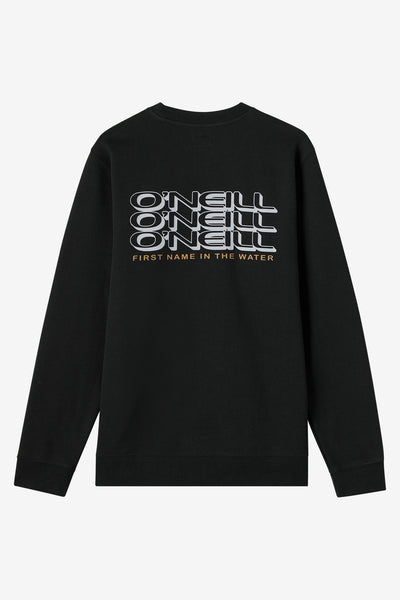 ラッセルノ CREWNECK P.O(SPRAY)クルーネックプルオーバー Capitola Crew Crew Neck Fleece - Black | O'Neill