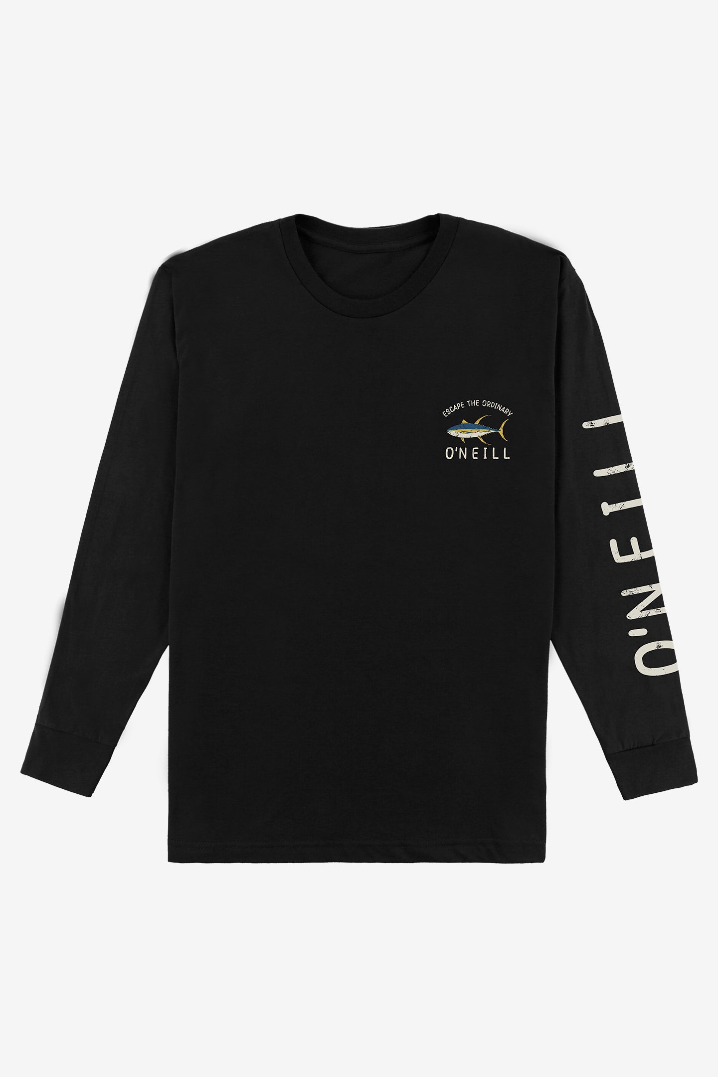 Grindz Long Sleeve Standard Fit Long Sleeve Tee - Black | O'Neill