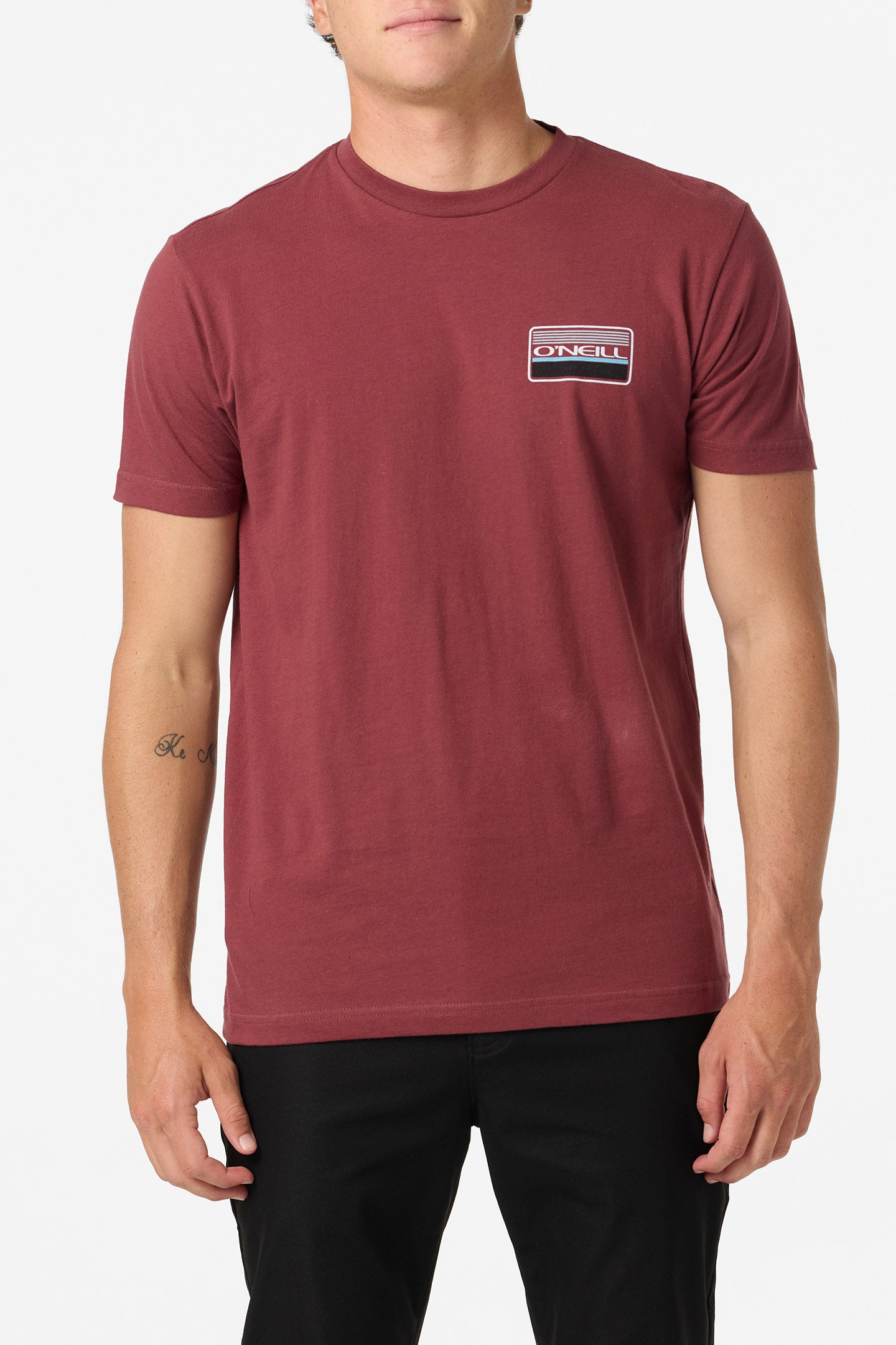 Banner Standard Fit Tee - Oxblood Red | O'Neill