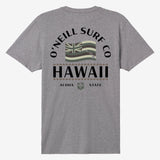 Hawaii Flag Standard Fit Tee - Heather Grey | O'Neill