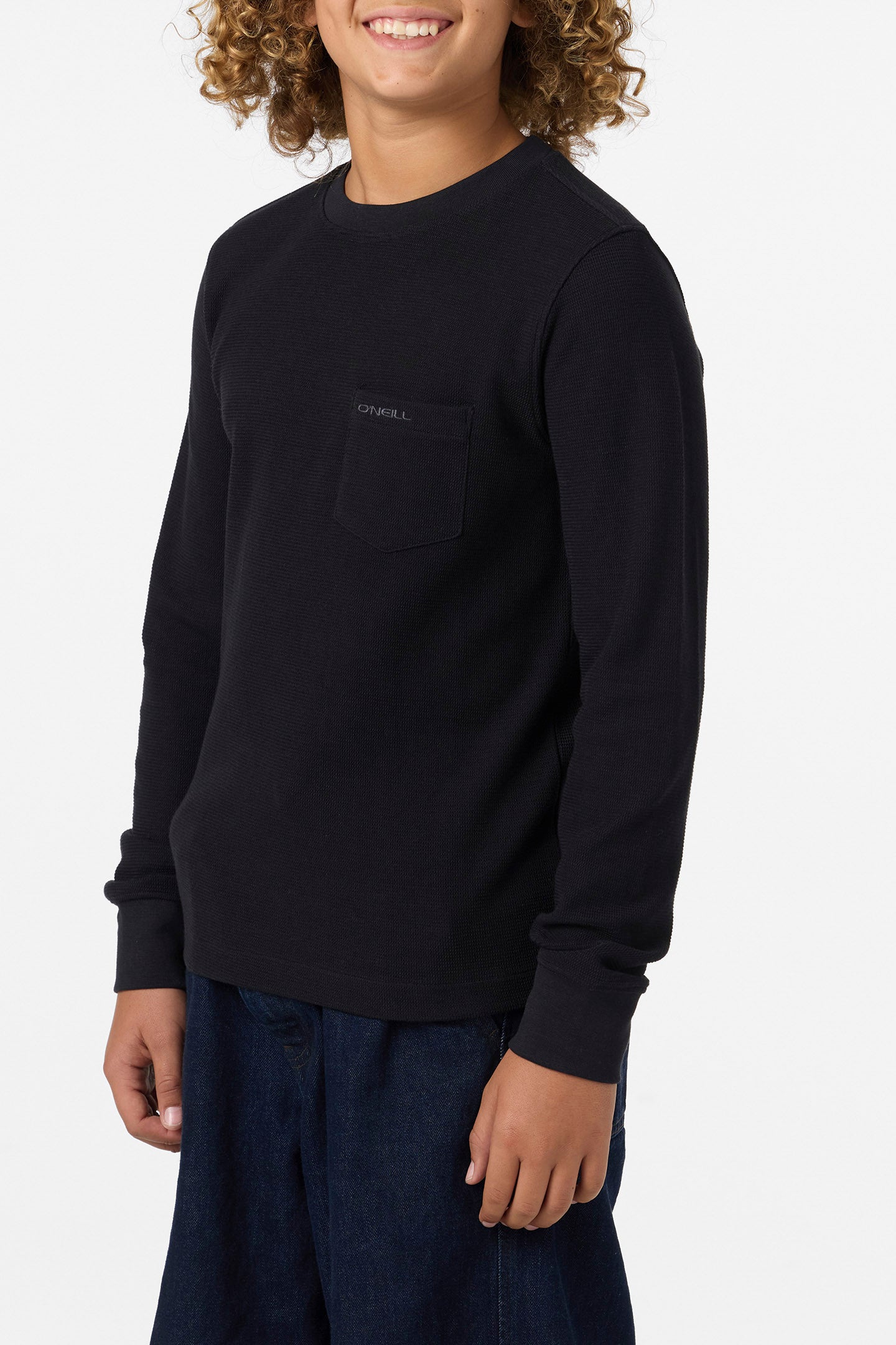 Boy's Overland Thermal Pullover - Black | O'Neill
