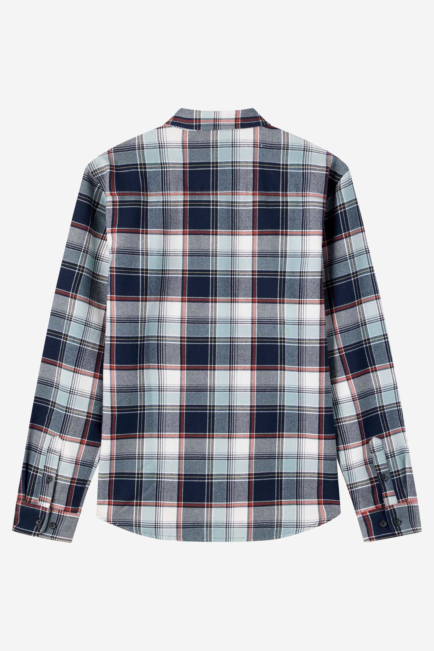 Boy's Winslow Plaid Flannel Long Sleeve Shirt - Navy | O'Neill