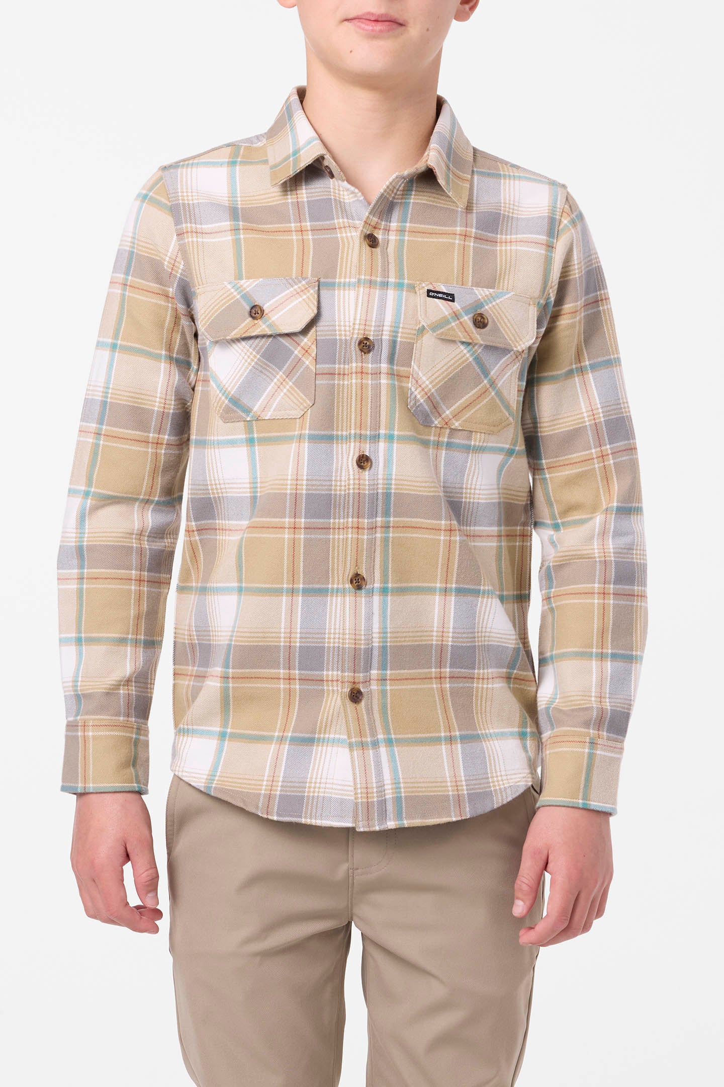 Boy's Winslow Plaid Flannel Long Sleeve Shirt - Twill | O'Neill