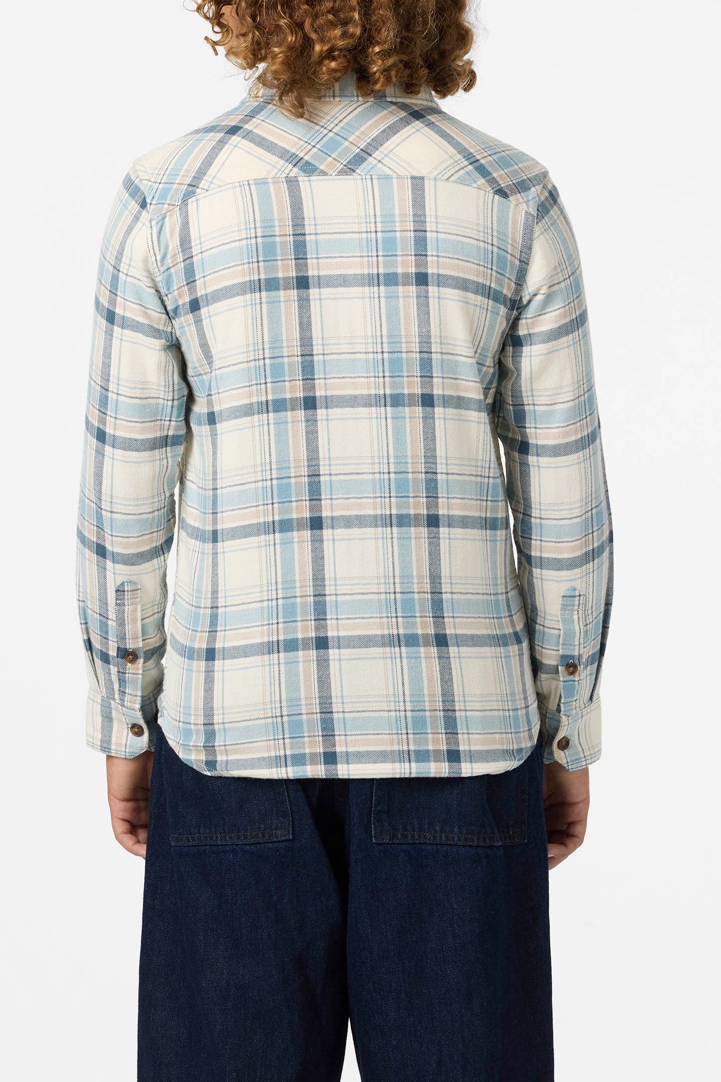 Boy's Redmond Plaid Flannel Long Sleeve Shirt - Cream | O'Neill