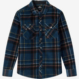 Boy's Glacier Plaid Superfleece Long Sleeve Shirt