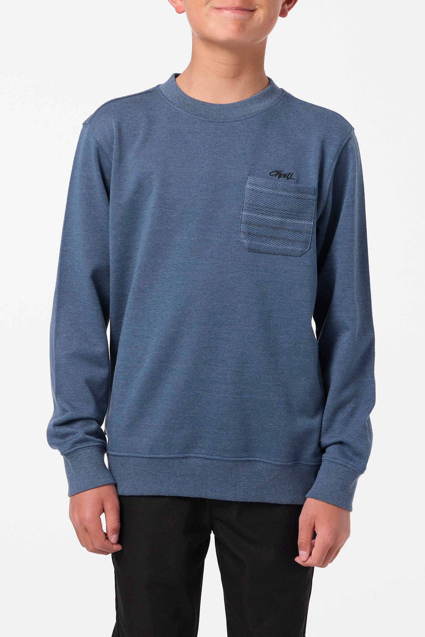 Boy's Bavaro Blocked Crew Shirt Fleece - Midnight Navy | O'Neill