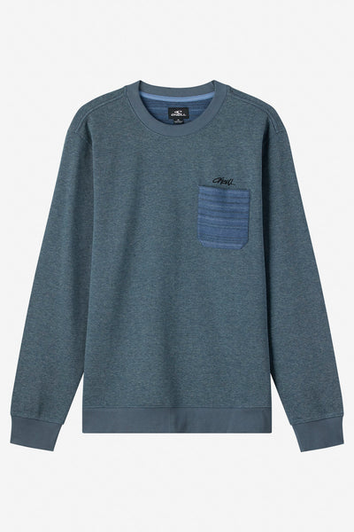 Boy's Bavaro Blocked Crew Shirt Fleece - Midnight Navy | O'Neill