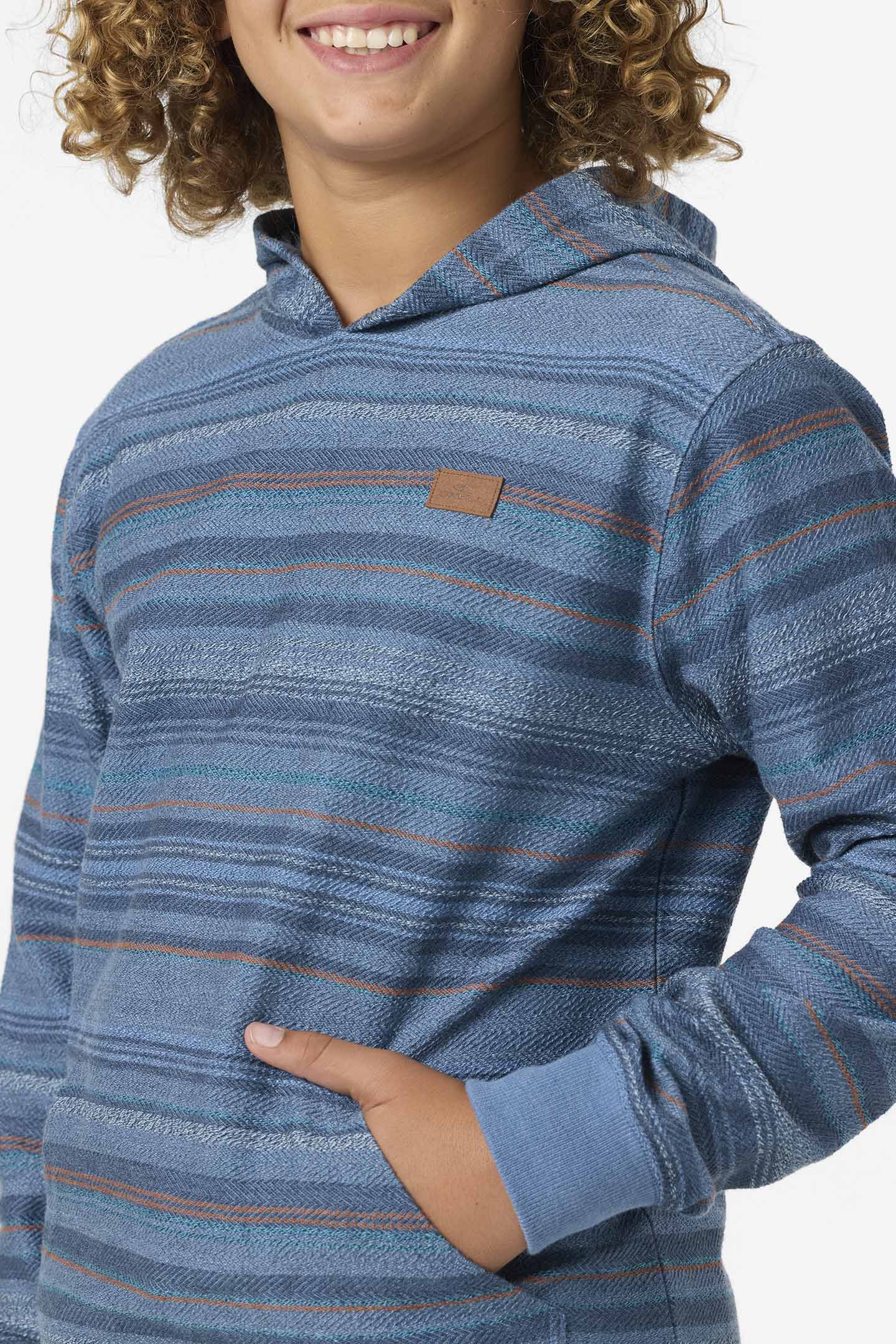 Boy's Bavaro Stripe Pullover - Blue Mirage | O'Neill