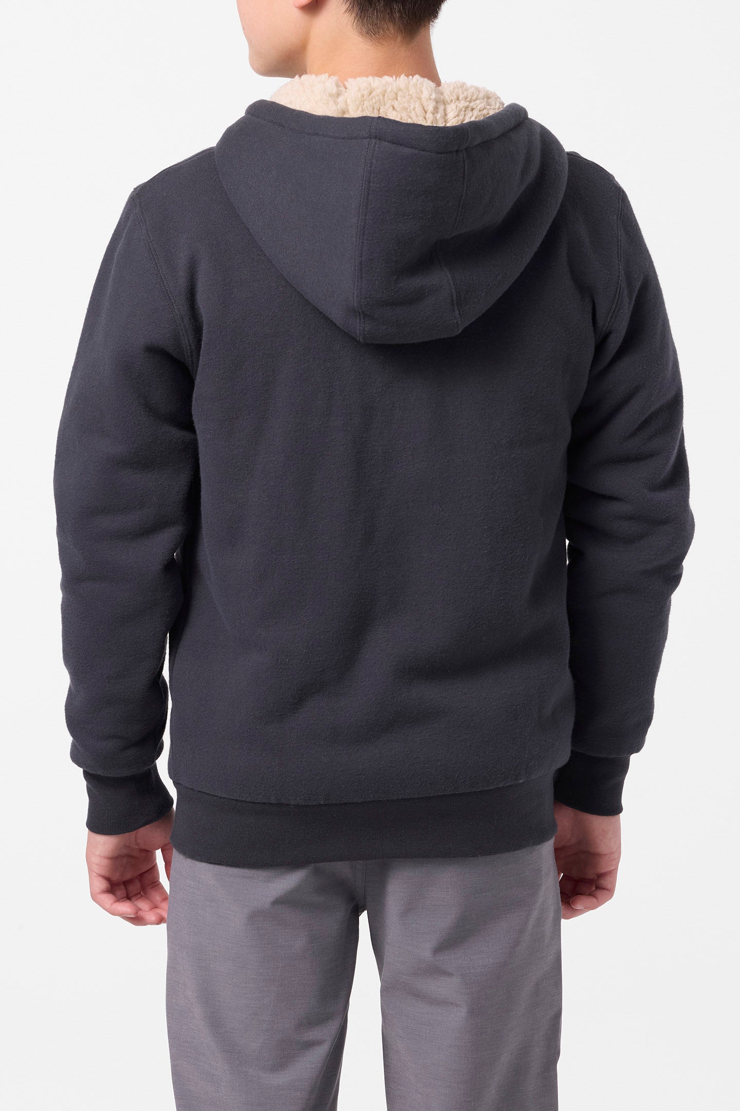 Boy's Fifty Two High Pile Zip Zip Fleece - Phantom | O'Neill