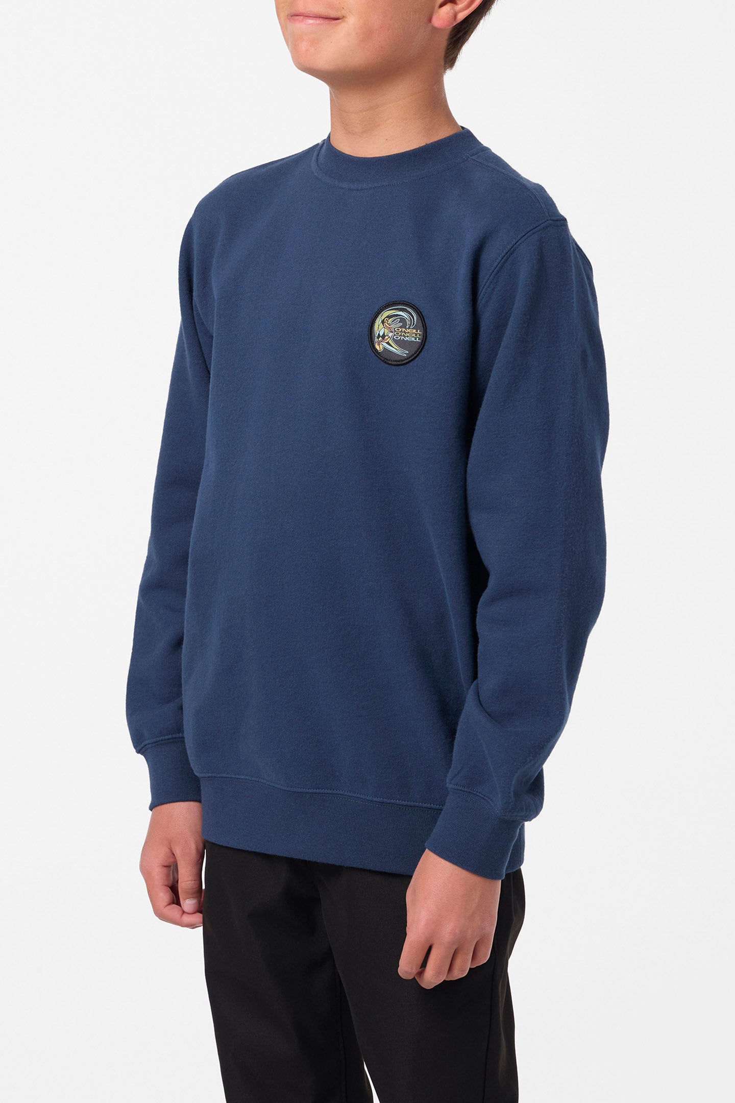 Boy's Fifty Two Cliffs Crew Crew Neck Fleece - Midnight Navy | O'Neill