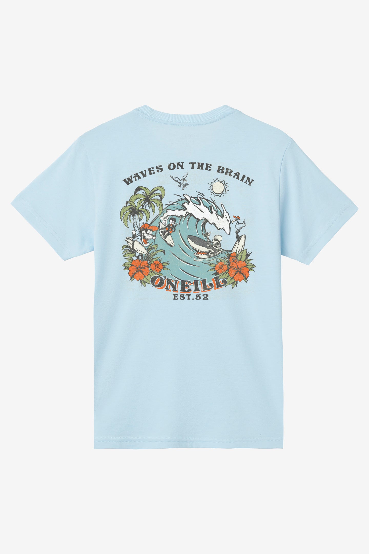 Boy's Surf Cats Tee - Sky Blue Heather | O'Neill