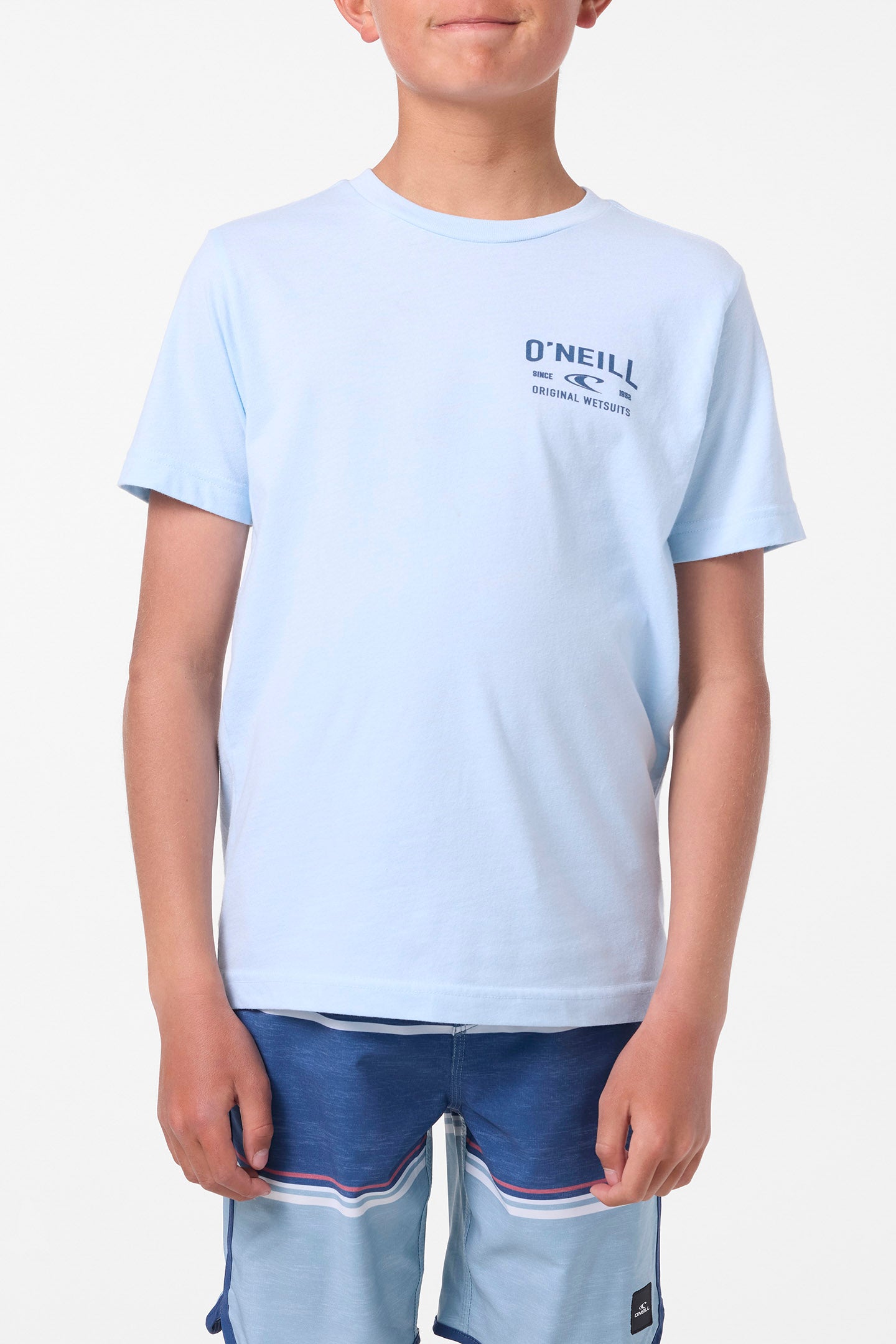 Boy's Layered Up Tee - Sky Blue Heather | O'Neill