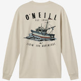 Boy's Adrift Long Sleeve Tee - Lt Khaki | O'Neill