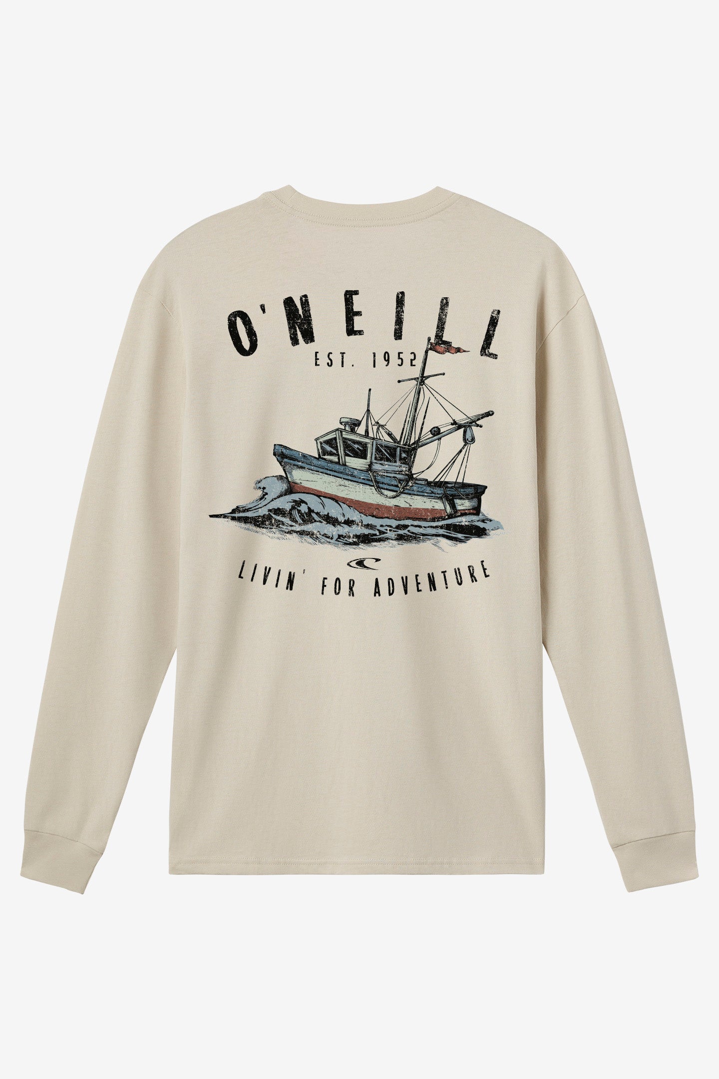 Boy's Adrift Long Sleeve Tee - Lt Khaki | O'Neill