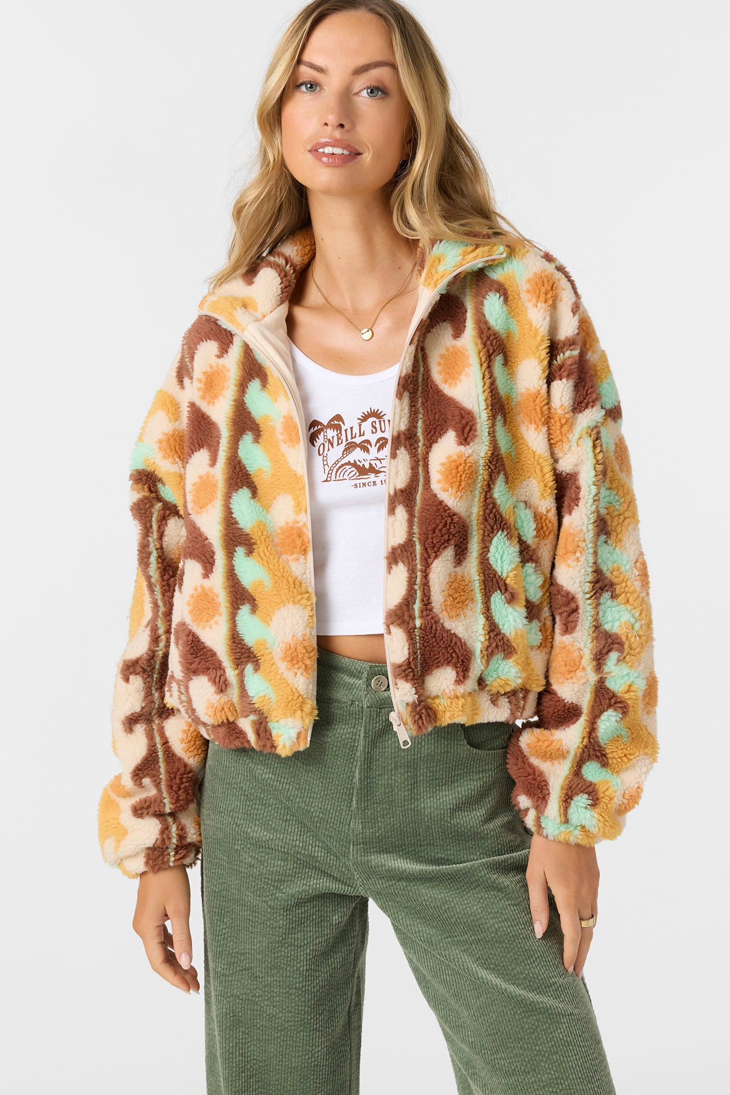 Cordin Jacquard Jacket - Warm Ochre | O'Neill