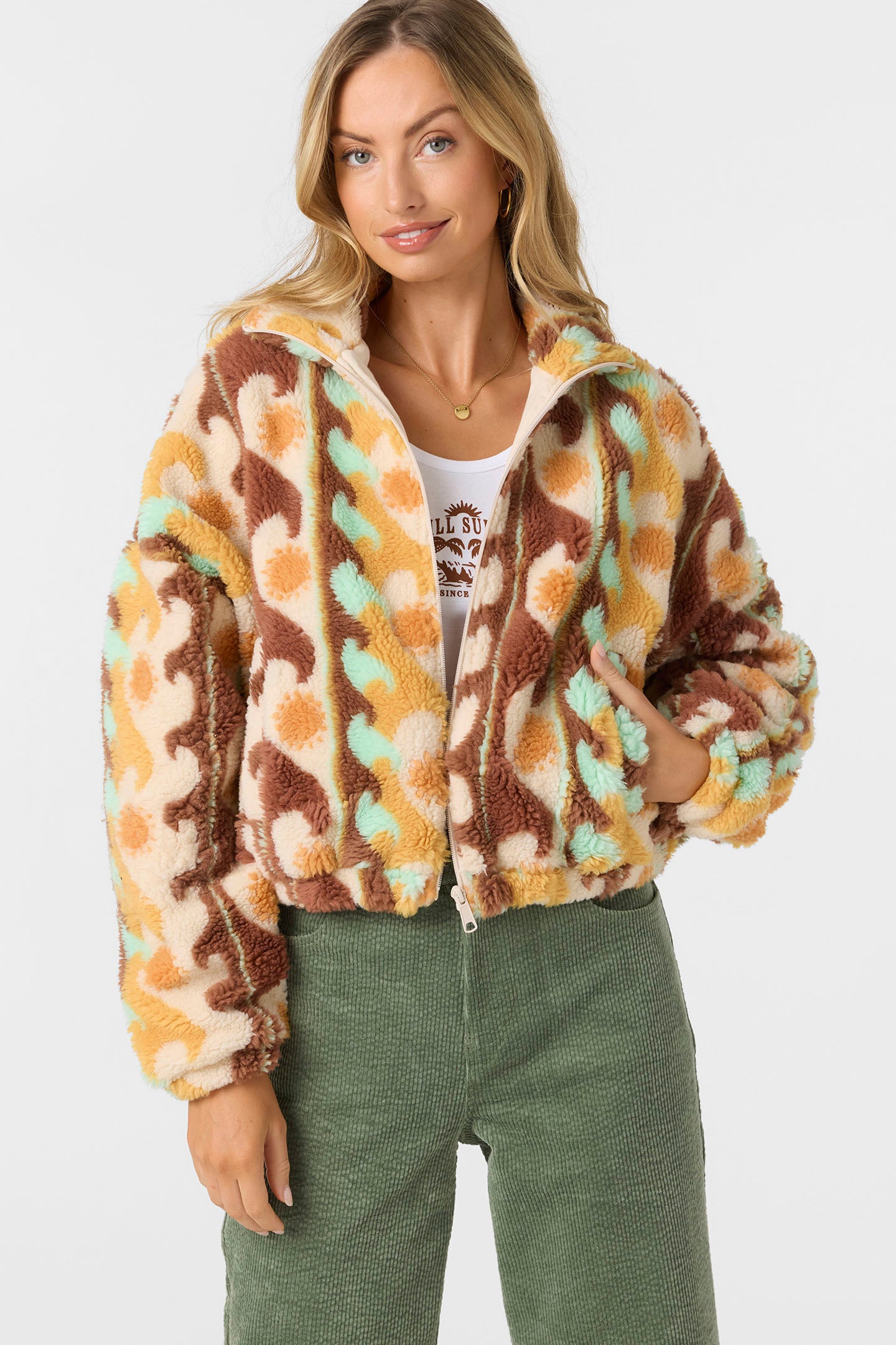 Cordin Jacquard Jacket - Warm Ochre | O'Neill