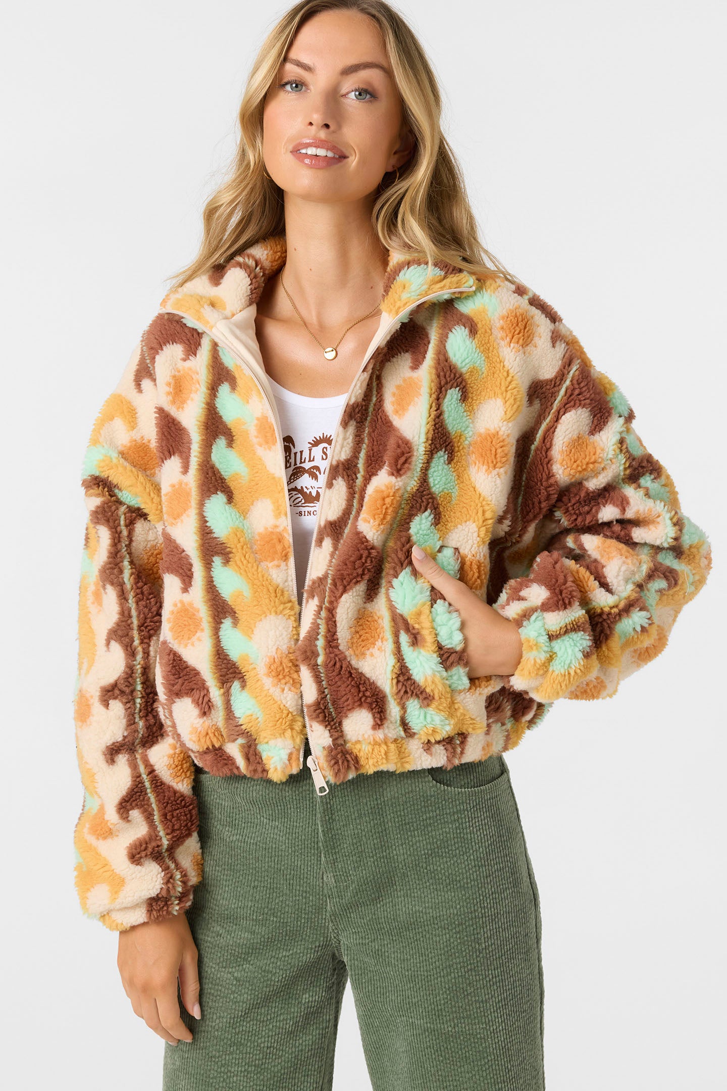 Cordin Jacquard Jacket - Warm Ochre | O'Neill