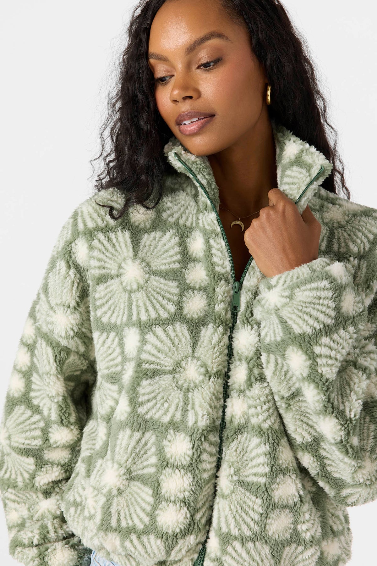 Cordin Printed Jacket - Sea Spray | O