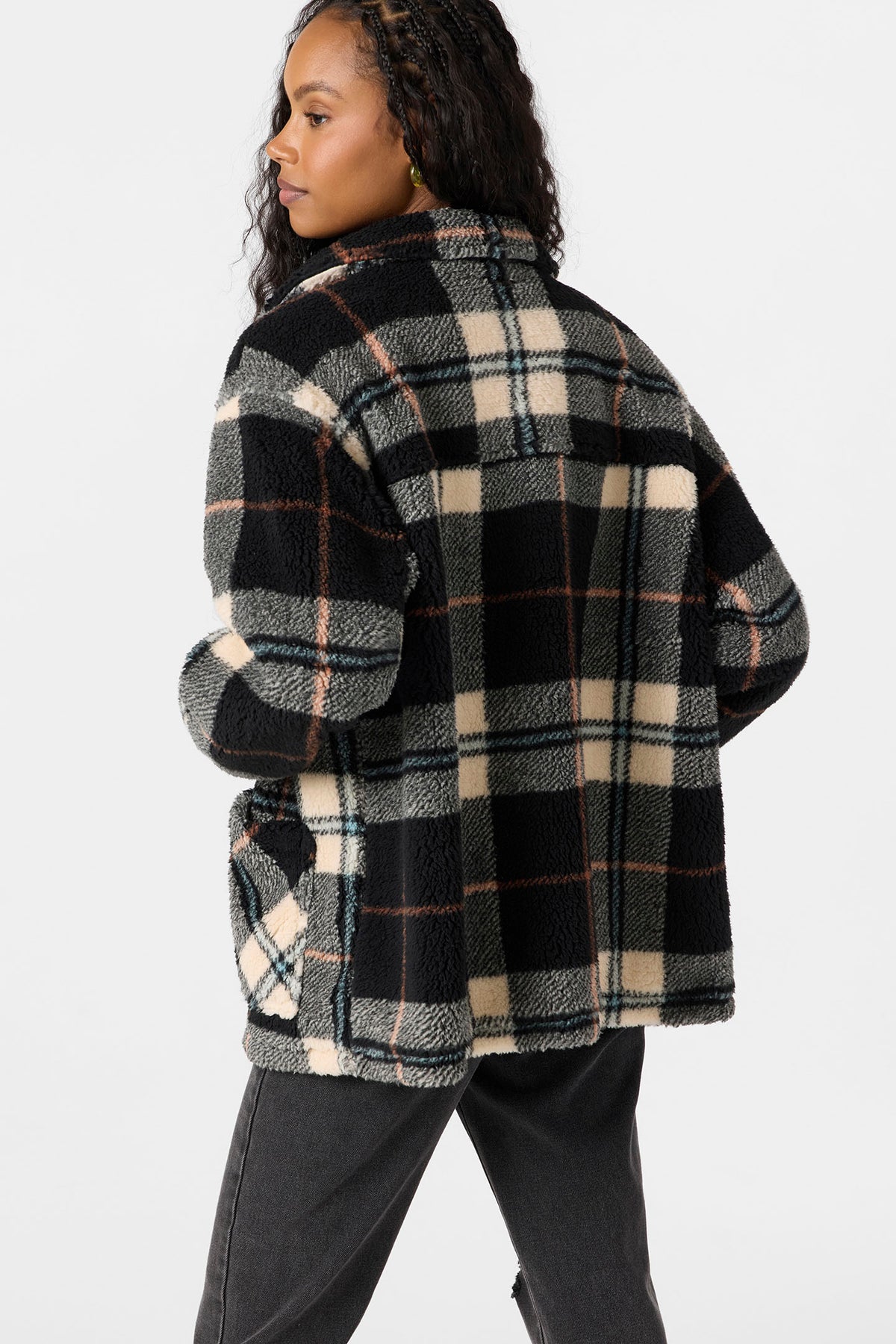 Huxlee Printed Jacket - Black | O