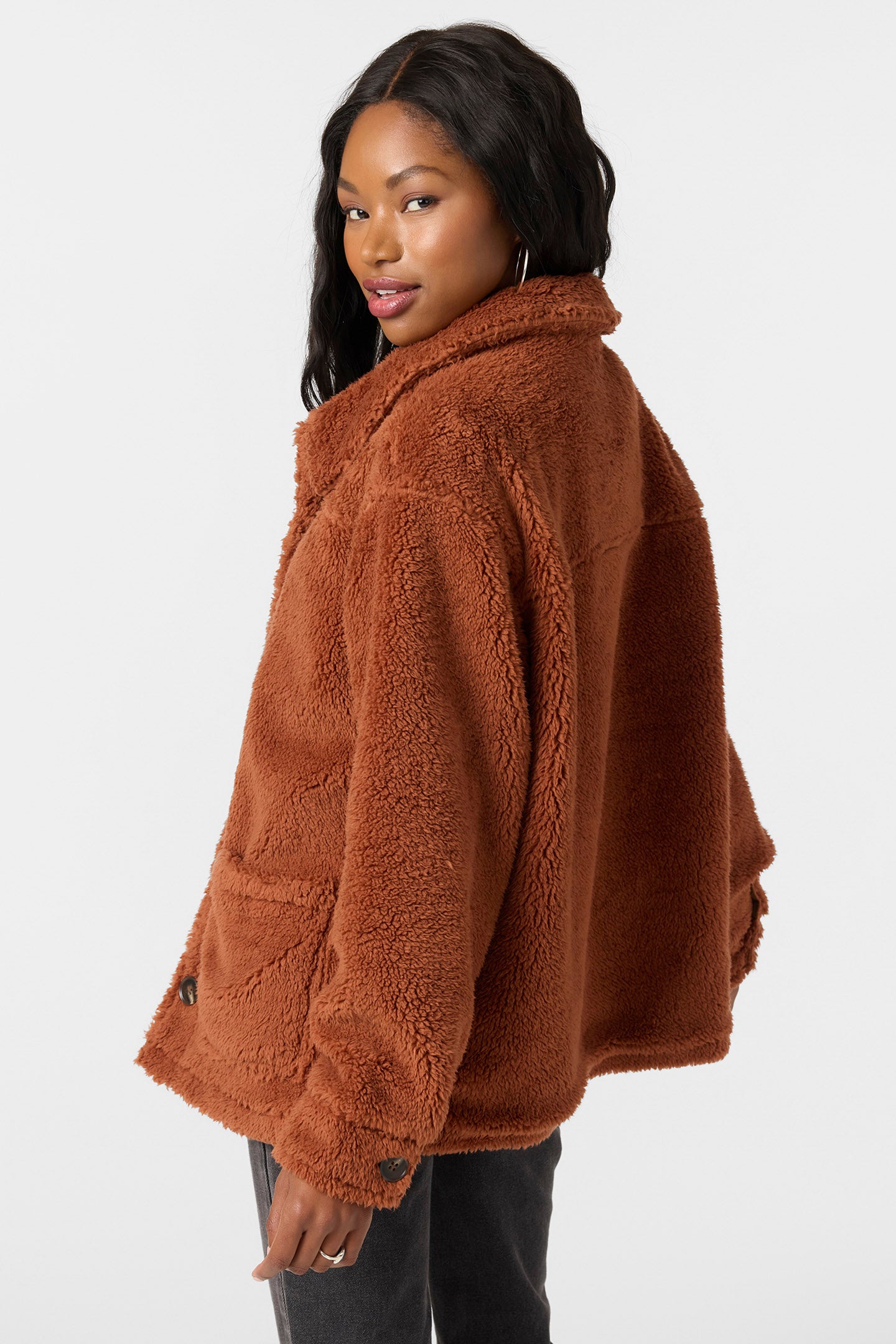 Huxlee Solid Jacket - Rustic Brown | O'Neill