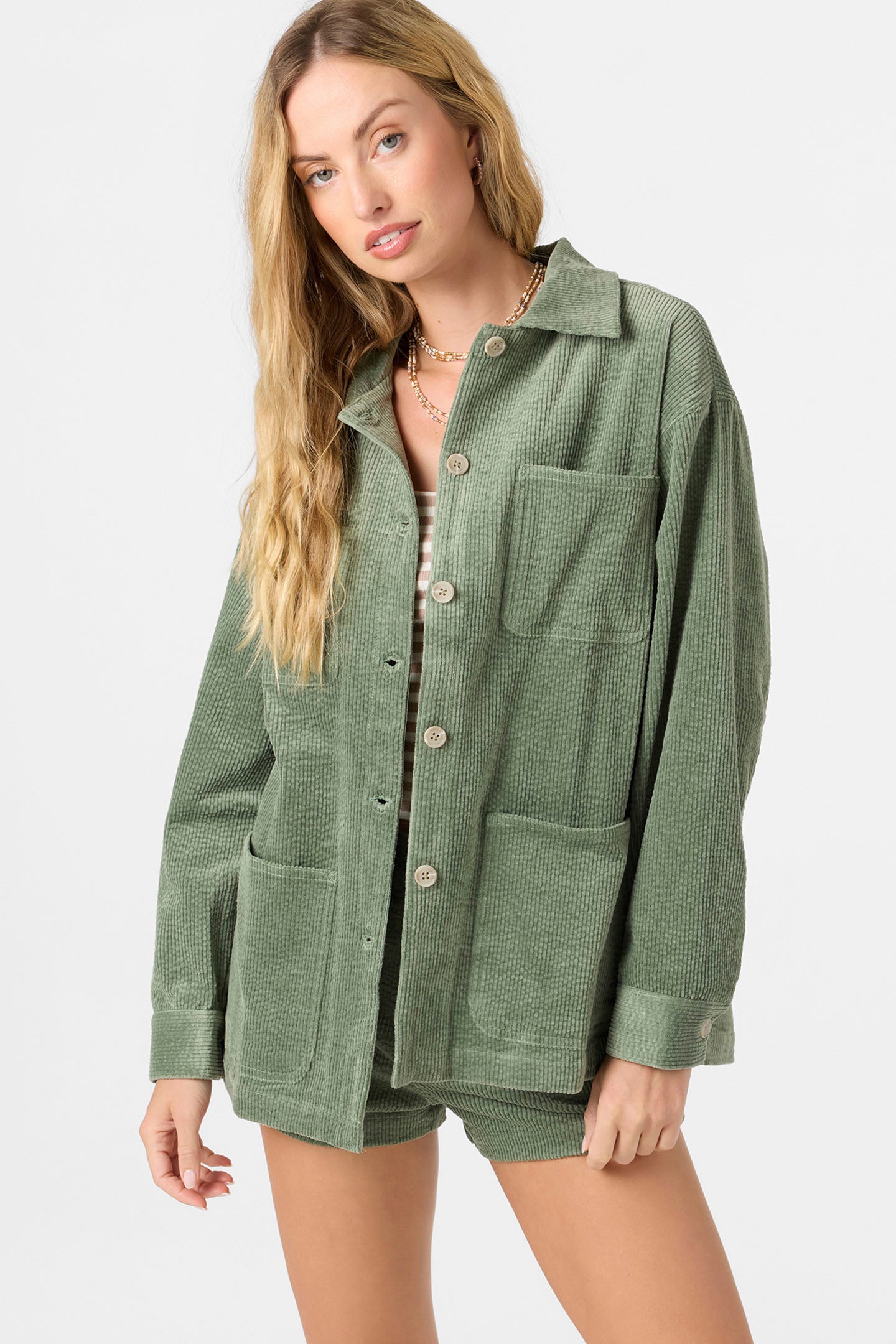 Langford Shacket Jacket - Sea Spray | O'Neill