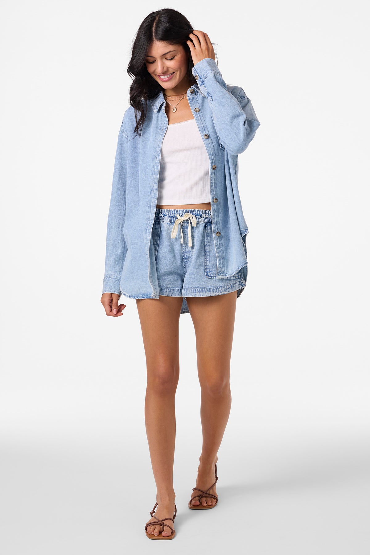 Sevie Shacket Denim Jacket - Drifter | O