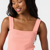 Vanessa Solid Sleeveless Top - Coral Haze | O'Neill