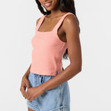 Vanessa Solid Sleeveless Top - Coral Haze | O'Neill