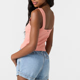Vanessa Solid Sleeveless Top - Coral Haze | O'Neill
