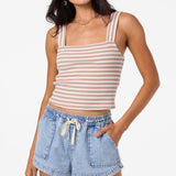Vanessa Stripe Sleeveless Top