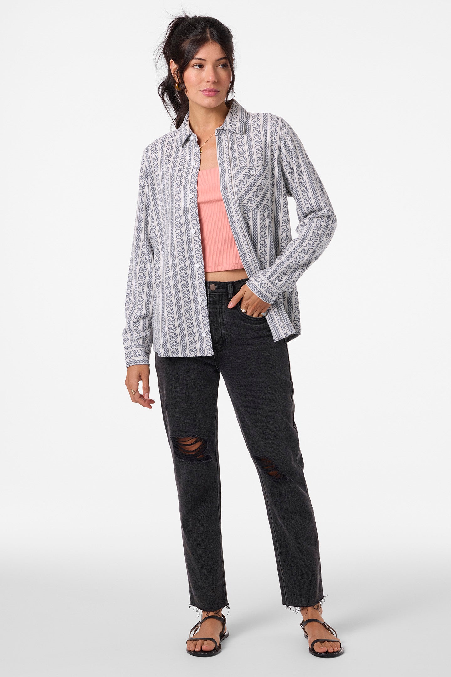 Jorgina Long Sleeve Top - Winter White | O'Neill