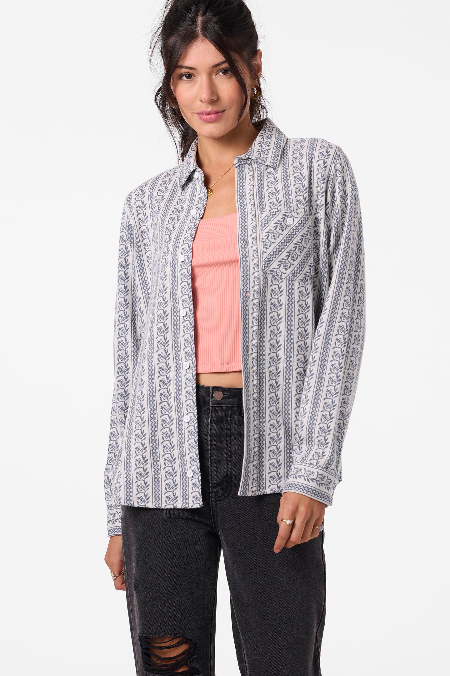 Jorgina Long Sleeve Top - Winter White | O'Neill