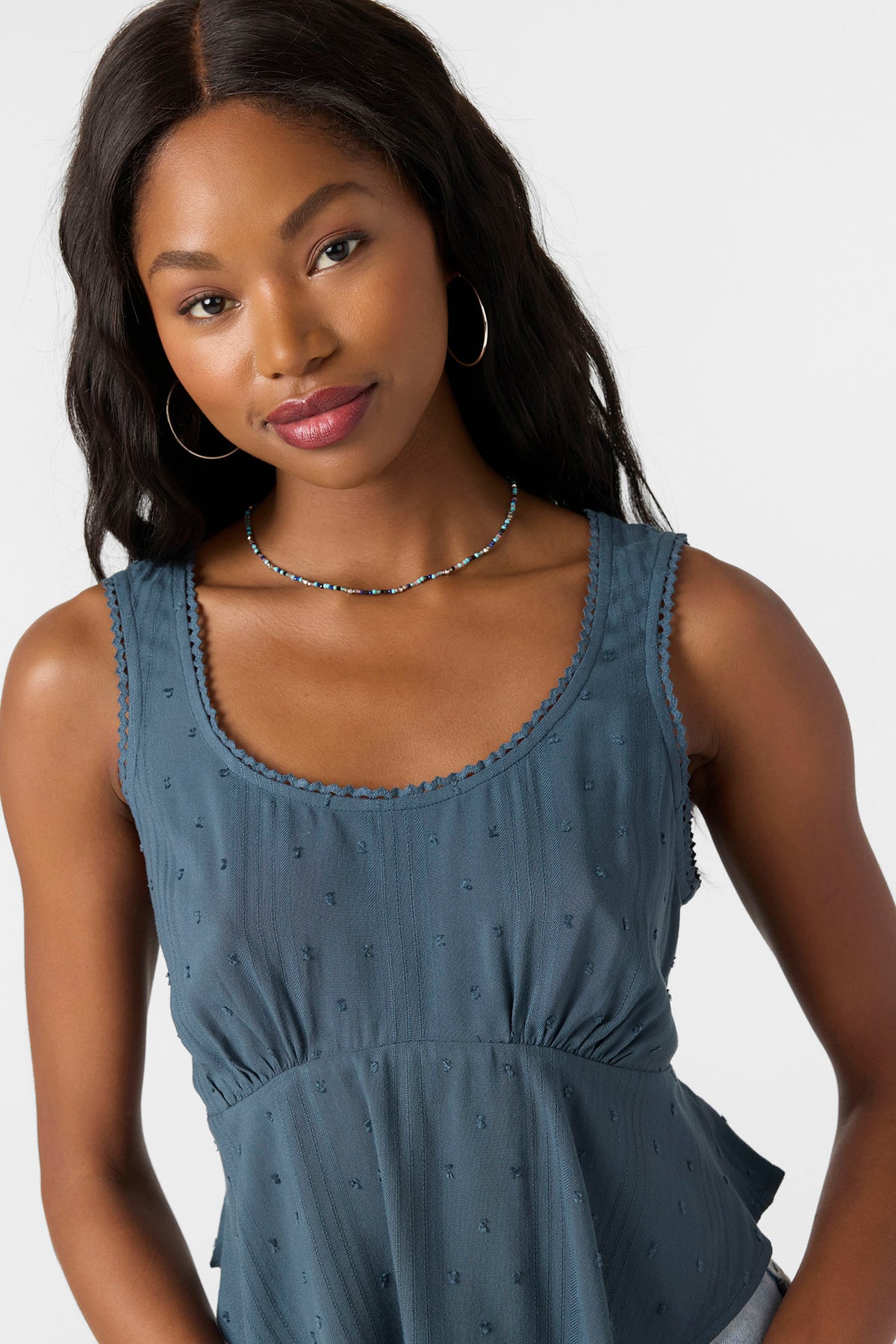 Julye Sleeveless Top - Slate | O