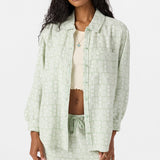 Leni Relaxed Geo Long Sleeve Top